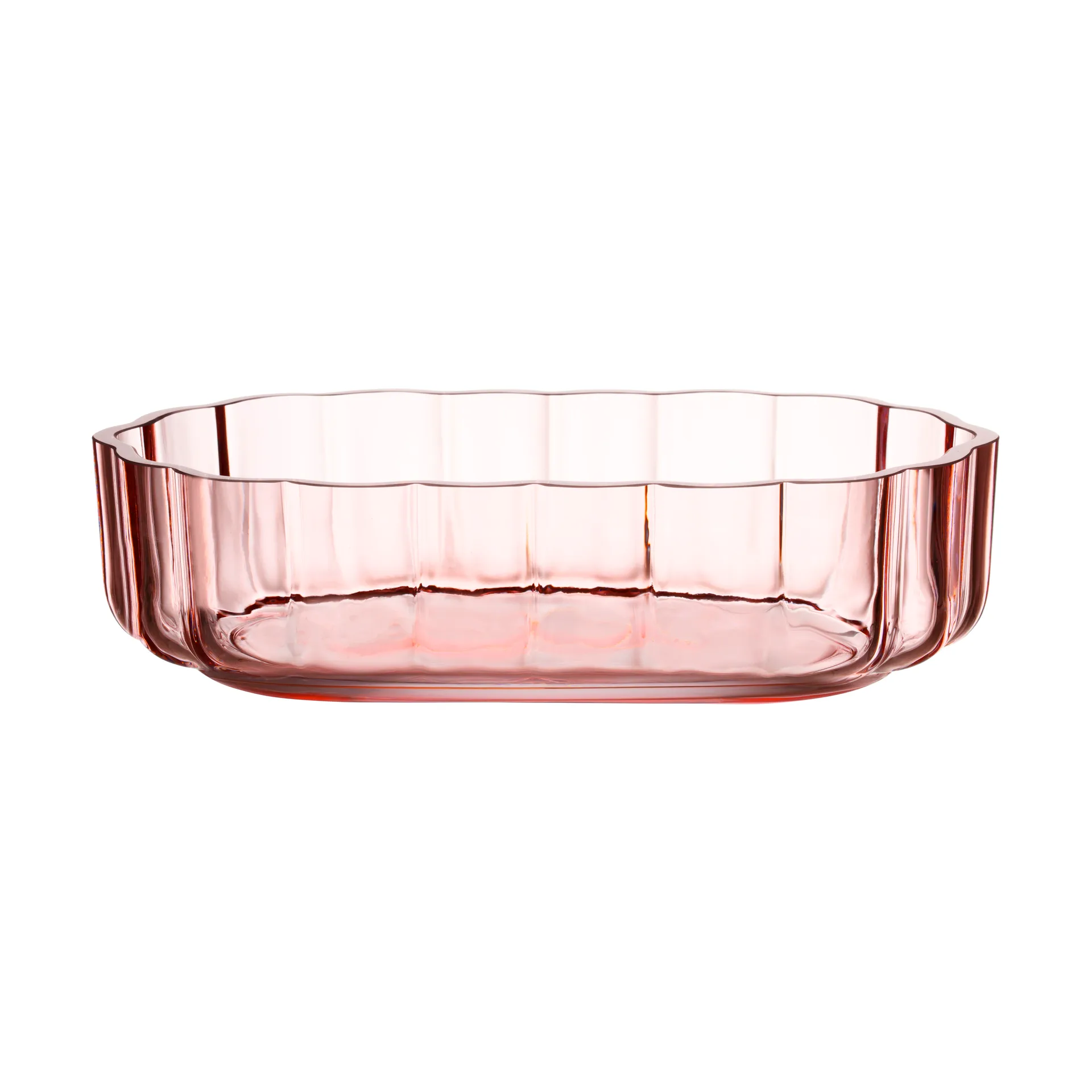 Play glass bowl low 50 mm, Salmon pink Iittala