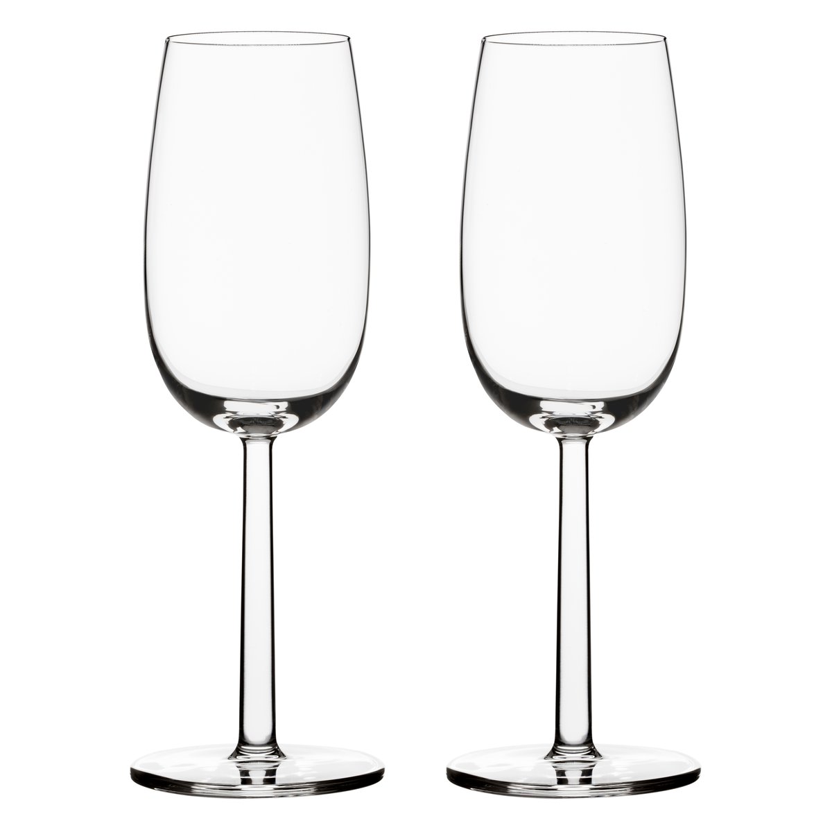 Iittala Raami champagne glass 24 cl 2-pack | Scandinavian Design | Champagne glasses | Transparent