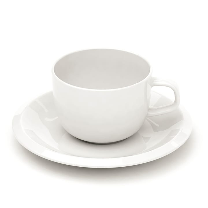 Raami coffee cup with saucer - white - Iittala
