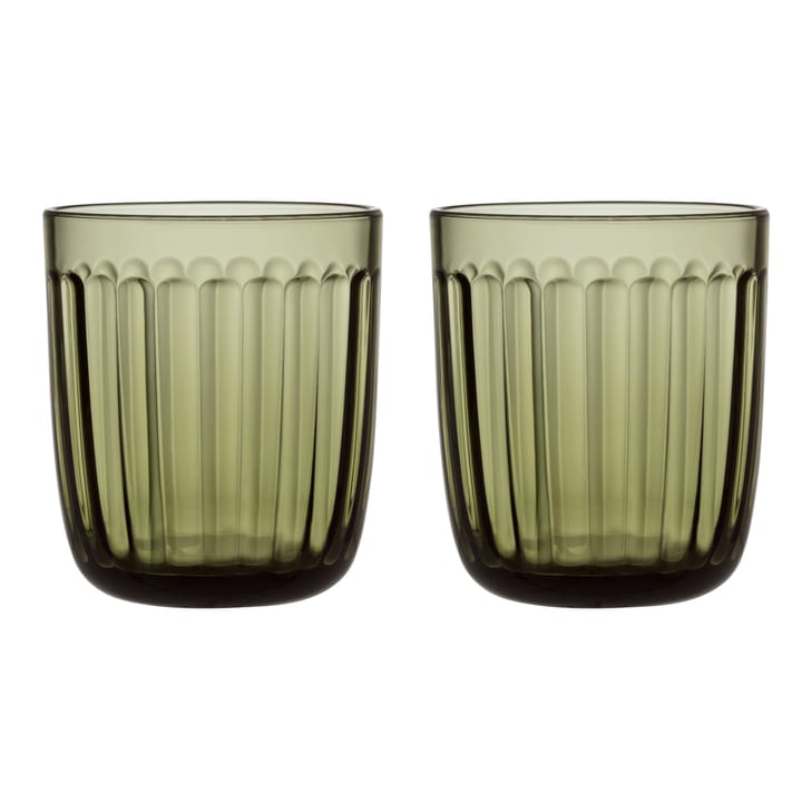 Raami drinks glass 2- pack - moss green - Iittala