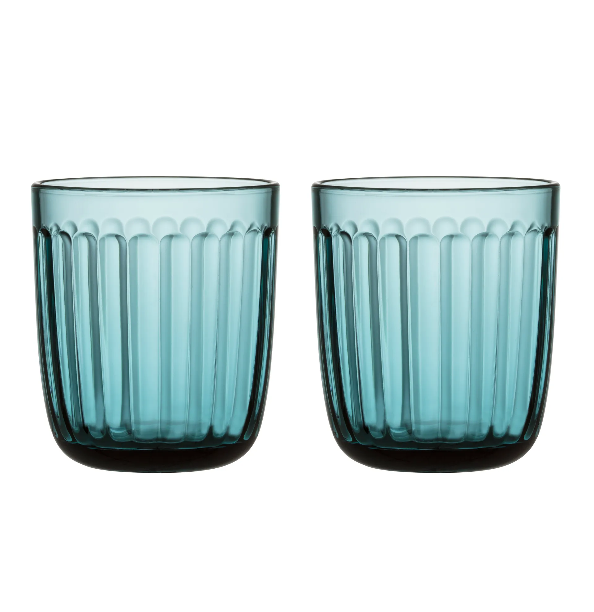 Raami drinks glass 26 cl 2-pack, ocean blue Iittala