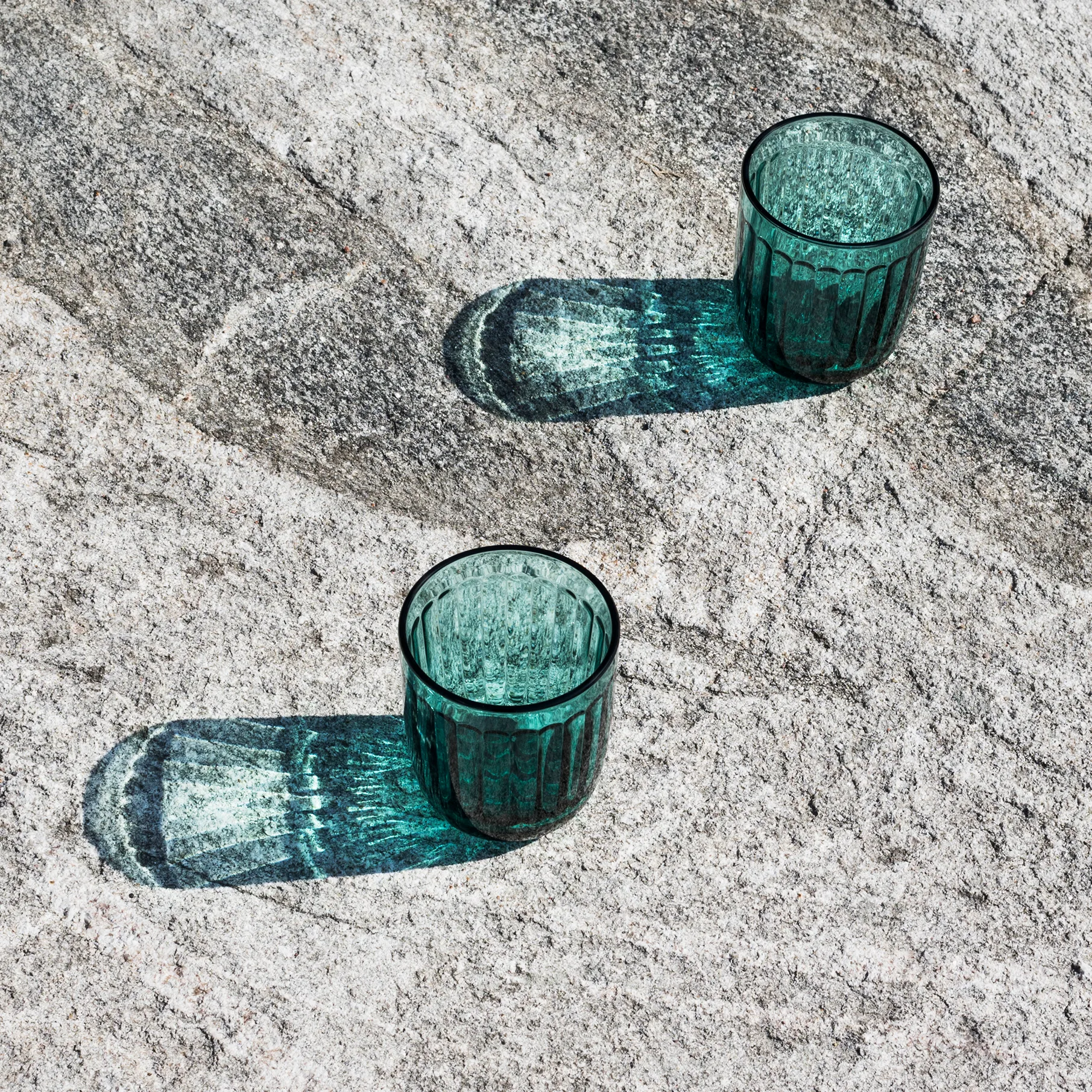 Raami drinks glass 26 cl 2-pack, ocean blue Iittala