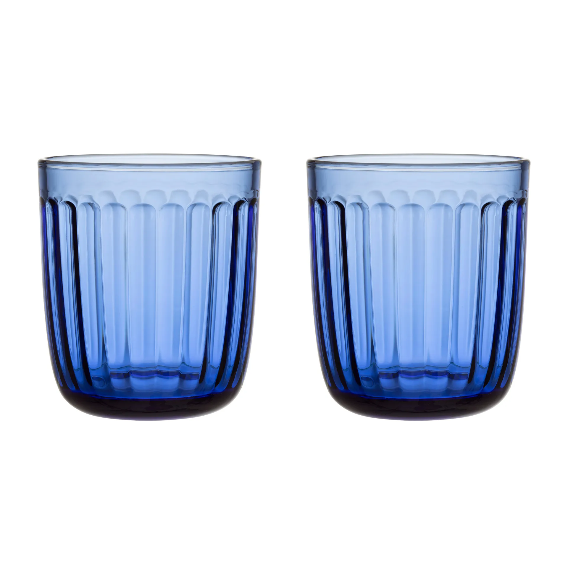 Raami drinks glass 26 cl 2-pack, Ultramarine blue Iittala