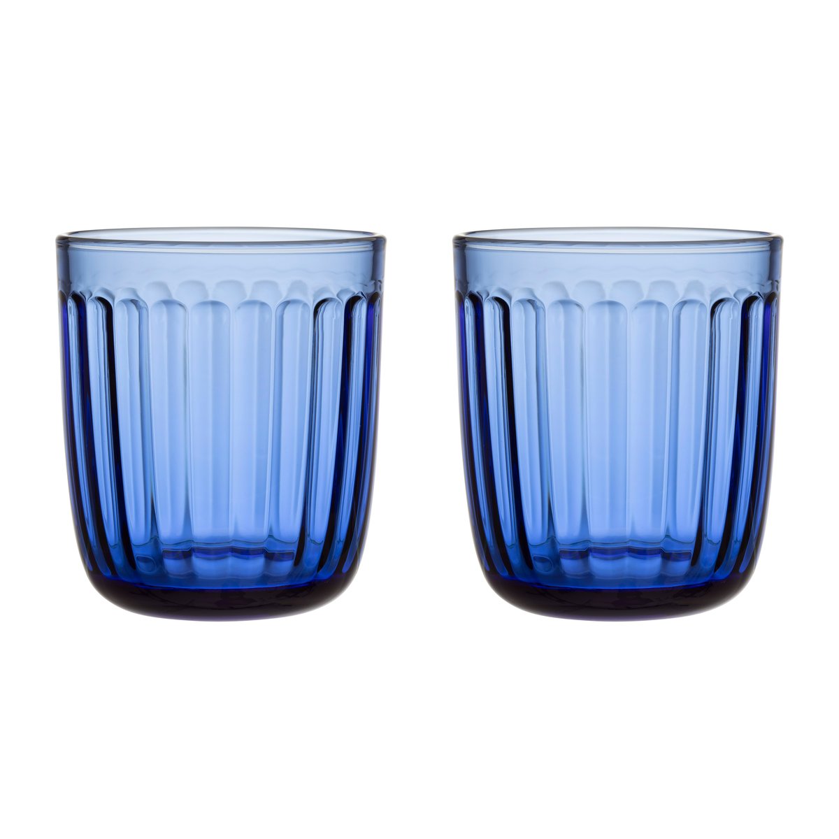 Iittala Raami drinks glass 26 cl 2-pack Ultramarine blue