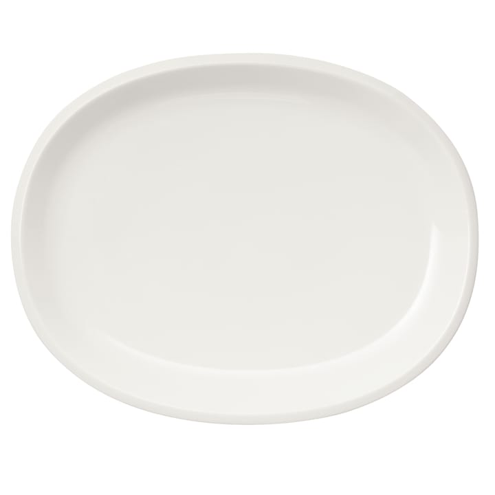 Raami oval serving plate 35 cm - white - Iittala
