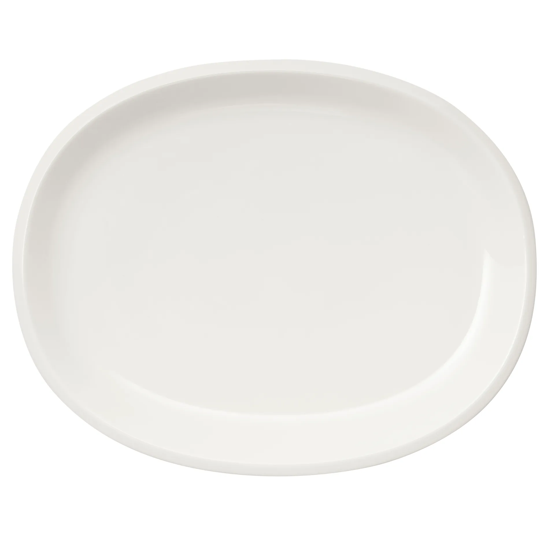 Raami oval serving plate 35 cm, white Iittala