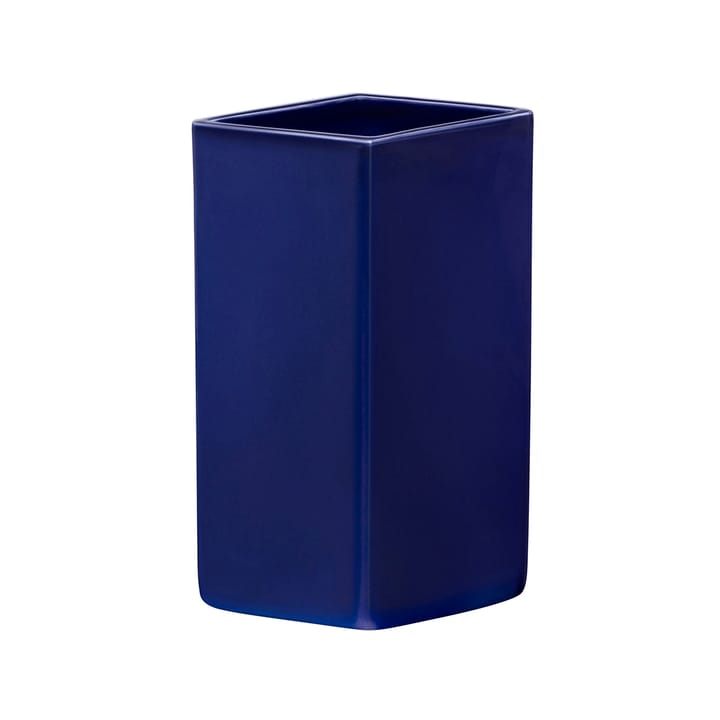 Ruutu ceramic vase 180 mm - dark blue - Iittala
