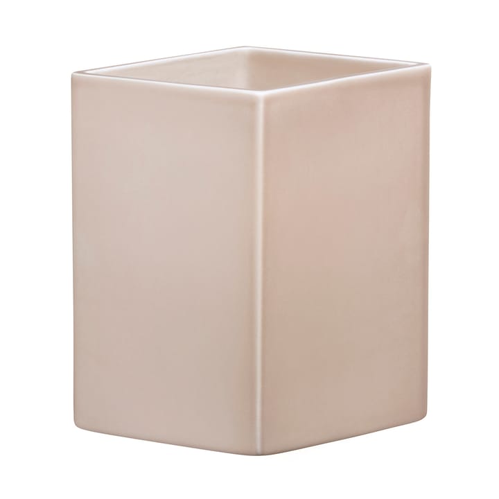 Ruutu ceramic vase 225 mm - beige - Iittala