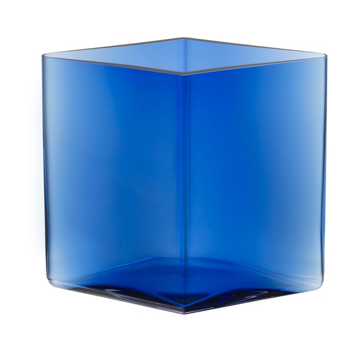 Ruutu vase 20.5x18 cm - Ultramarine - Iittala