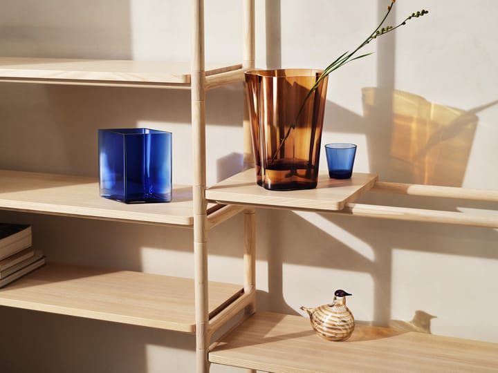 Ruutu vase 20.5x18 cm, Ultramarine Iittala