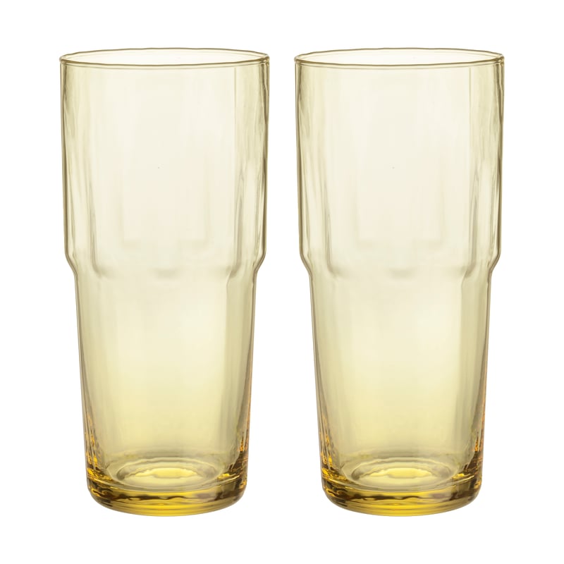 Iittala Solare drinking glass tall 39 cl 2-pack Eldgul