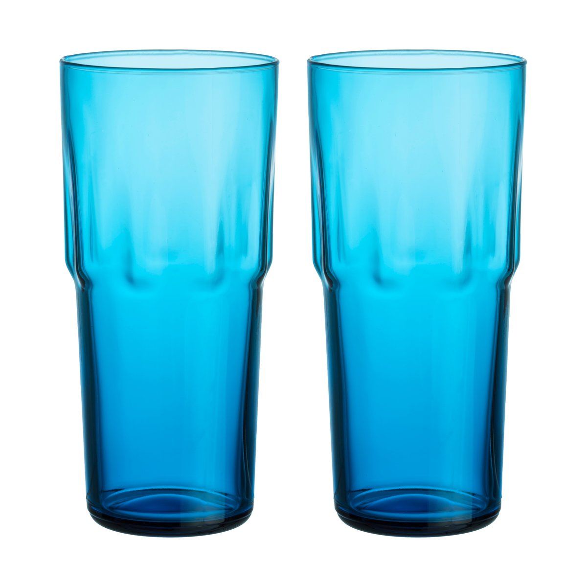 Iittala Solare drinking glass tall 39 cl 2-pack Electric blue