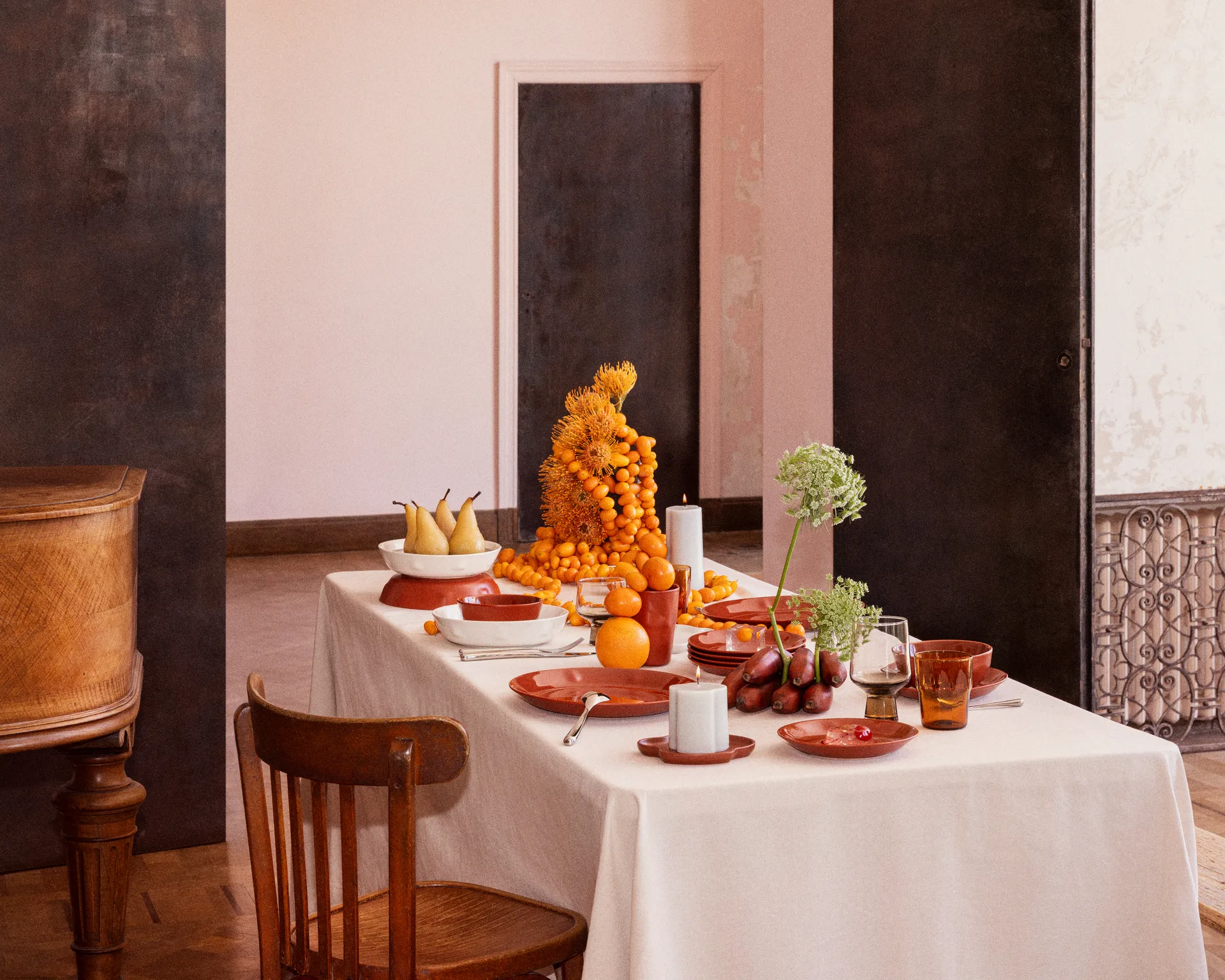 Solare glass on foot 40 cl 2-pack, Linen Iittala