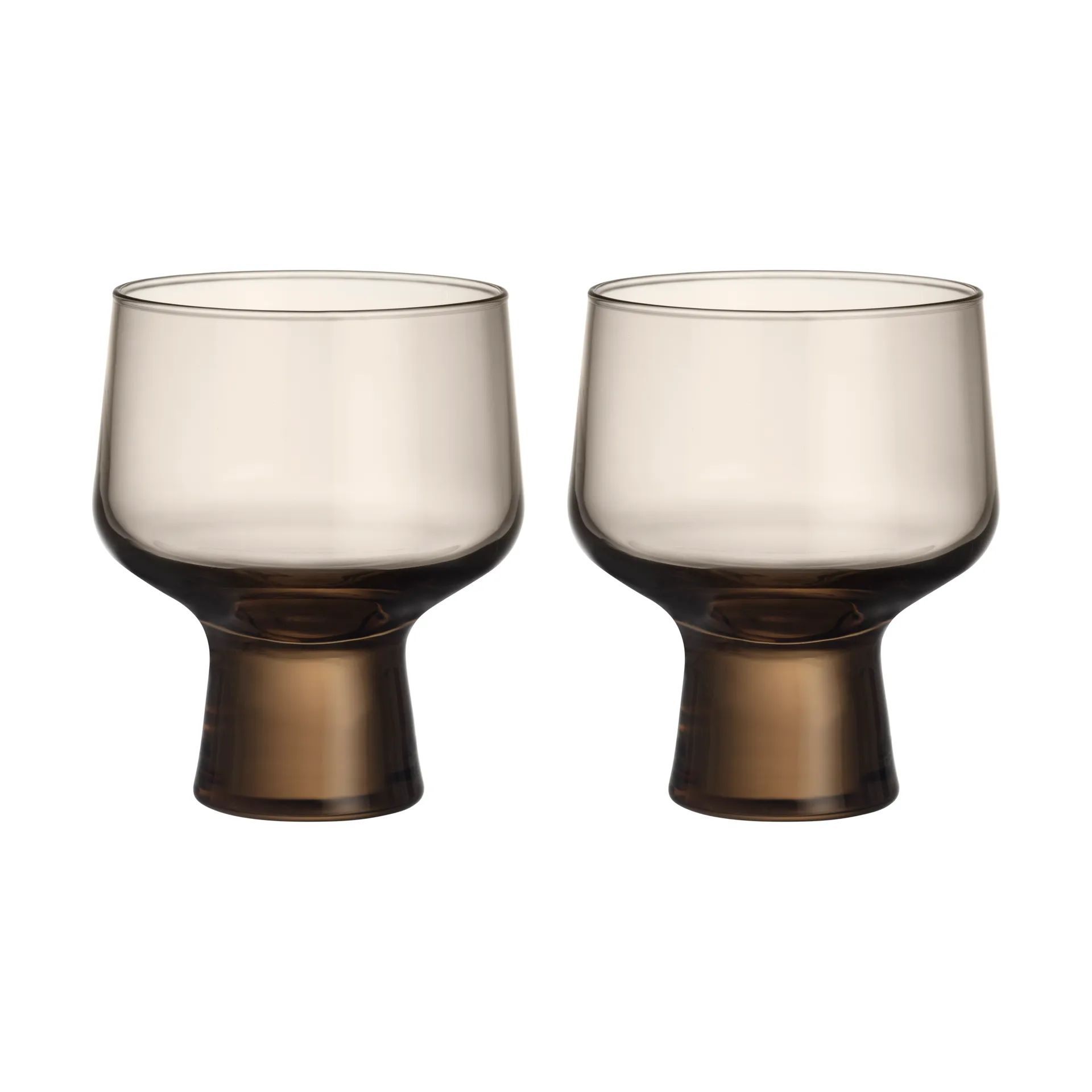Solare glass on stem 29 cl 2-pack, Linen Iittala