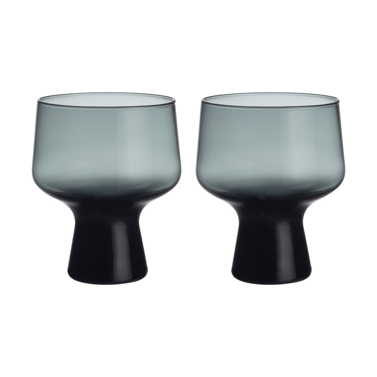 Iittala Solare glass on stem 29 cl 2-pack Steel gray