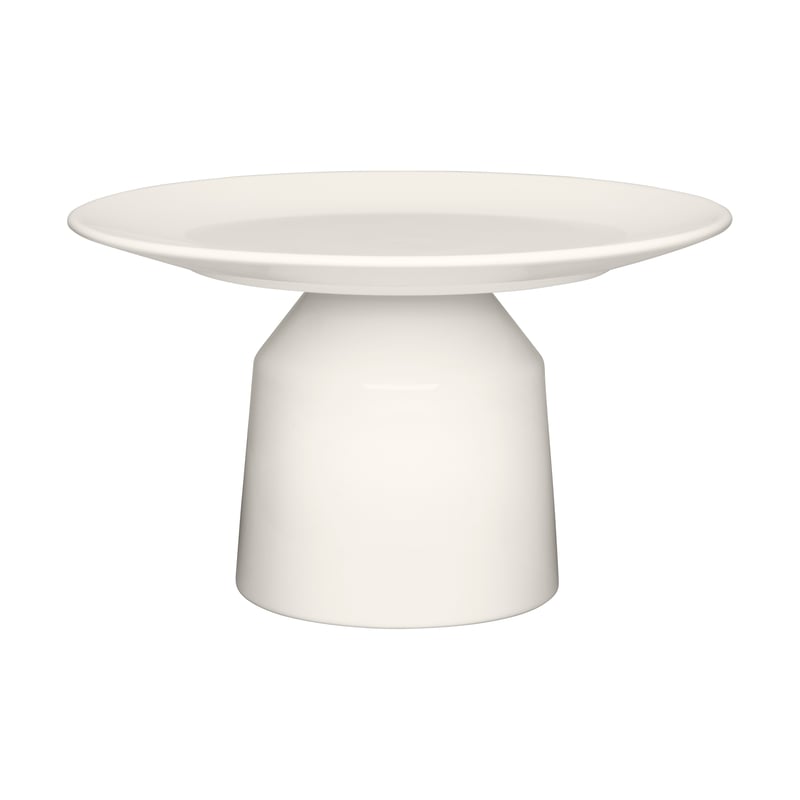 Iittala Solare serving platter tall 14xØ24 cm White