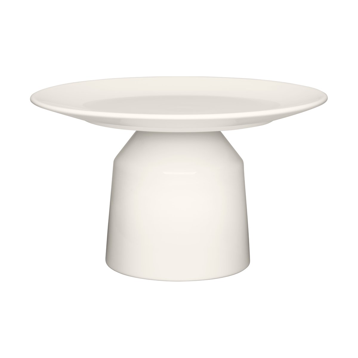 Iittala Solare serving platter tall 14xØ24 cm White