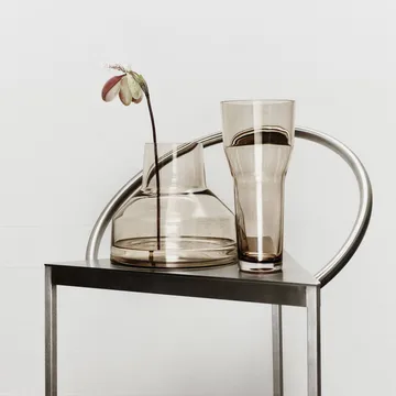 Solare vase high Ø12x26 cm - Linen - Iittala