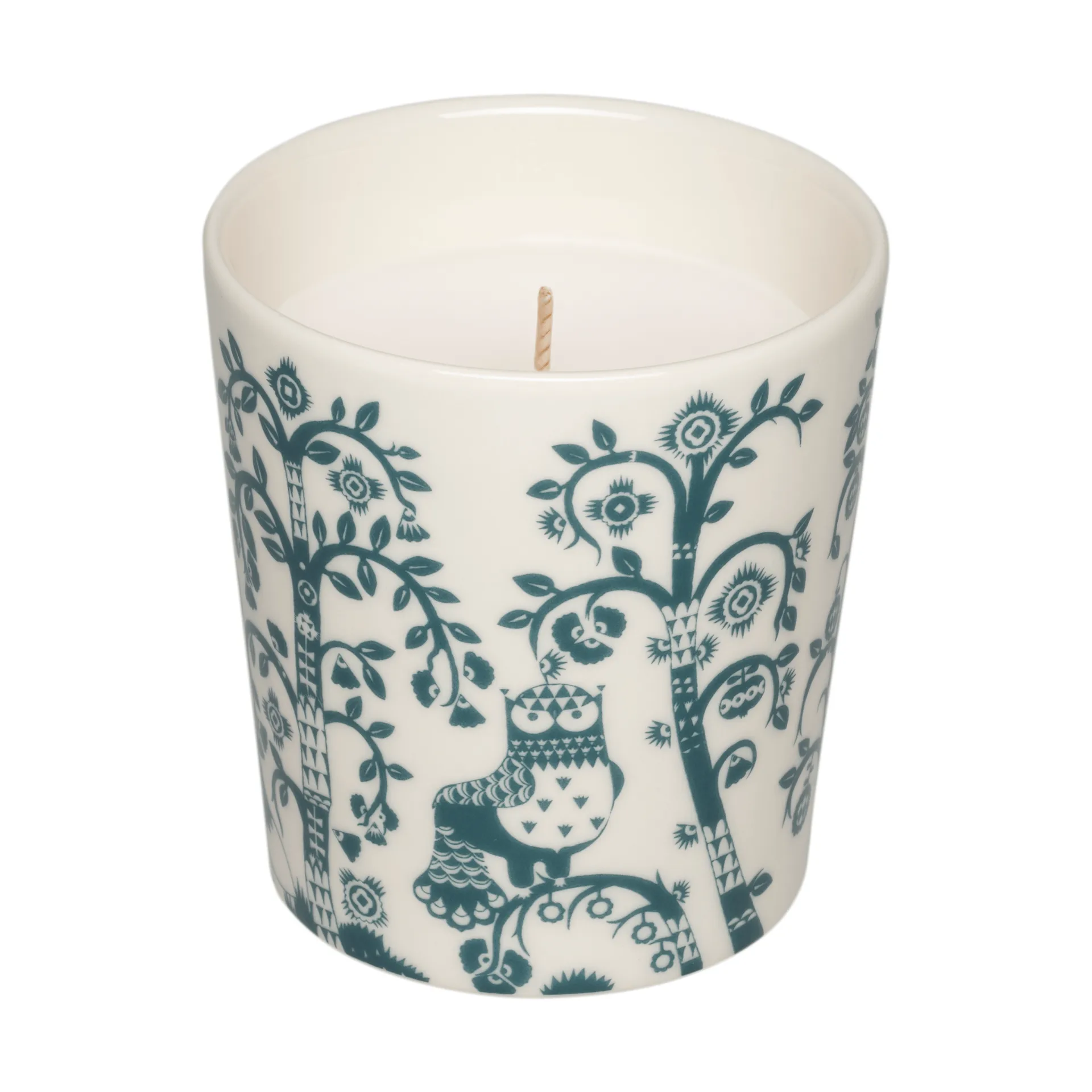 Taika candle, Steel blue, 9 cm Iittala