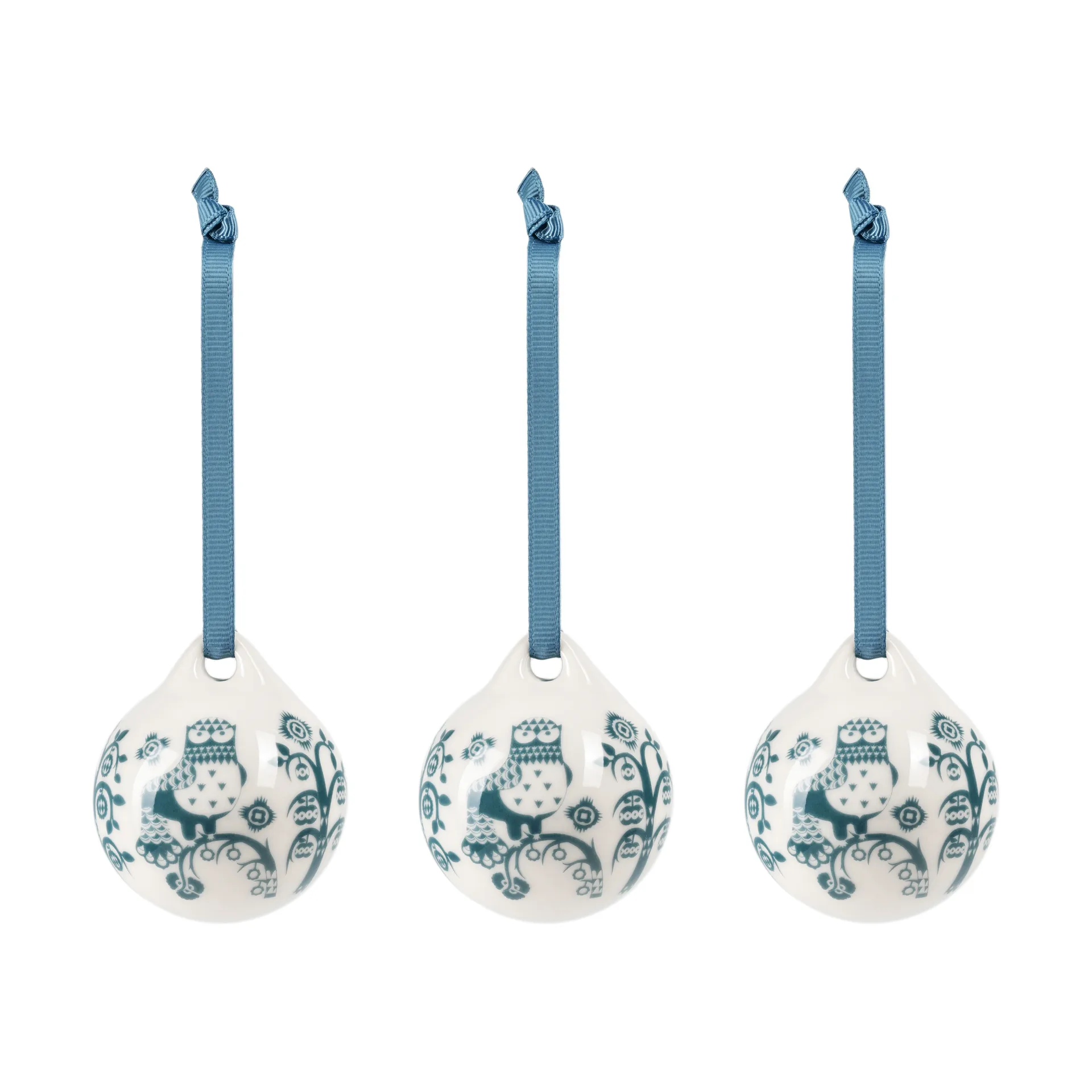 Taika decoration, Steel blue, 5 cm, 3-pack Iittala