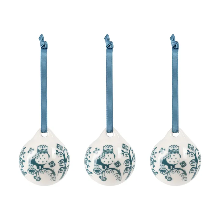 Taika decoration - Steel blue, 5 cm, 3-pack - Iittala