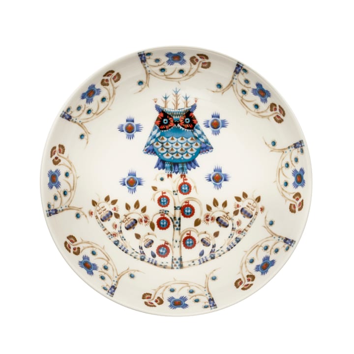 Taika deep plate 20 cm - white pattern - Iittala