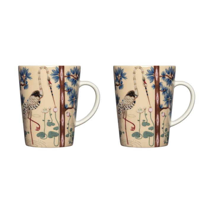 Taika mug 40 cl 15-year anniversary 2-pack - Linen - Iittala