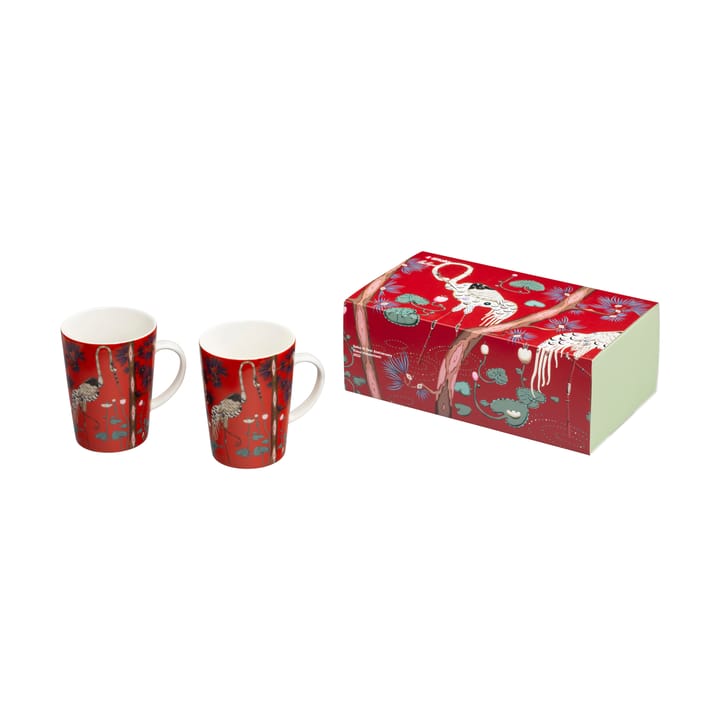 Taika mug 40 cl 15-year anniversary 2-pack - Red - Iittala