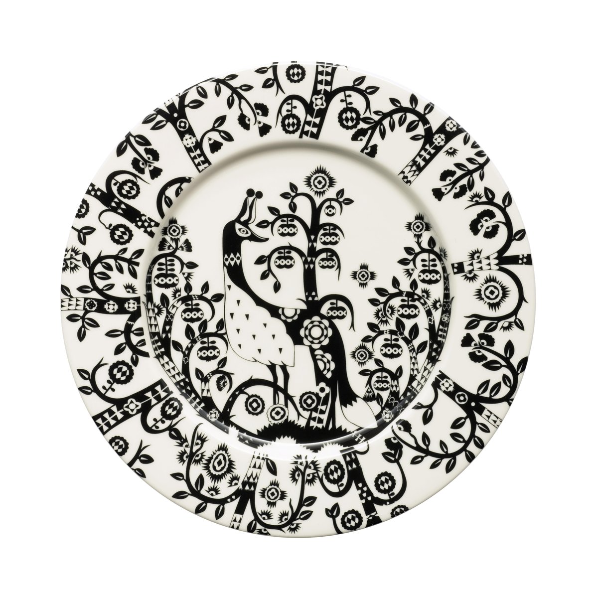 Iittala Taika plate 22 cm black | Scandinavian Design | Small plates & side plates | Black