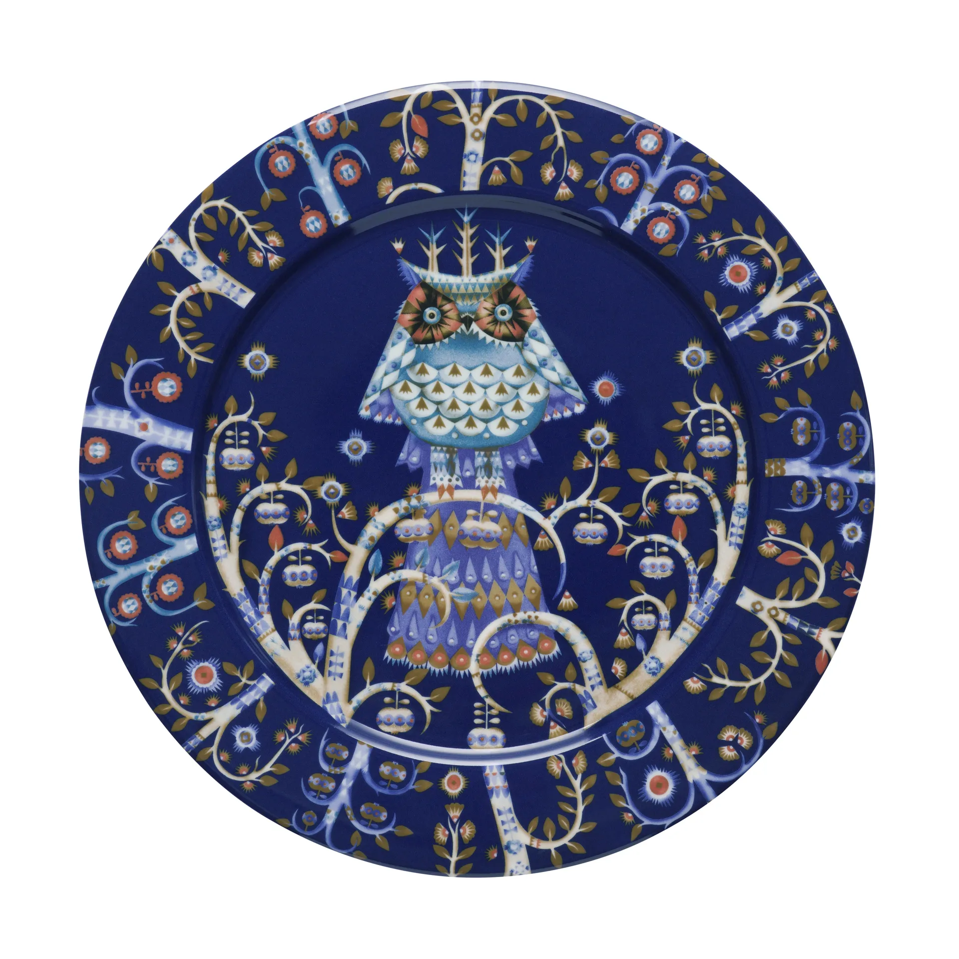 Taika plate 27cm, blue Iittala