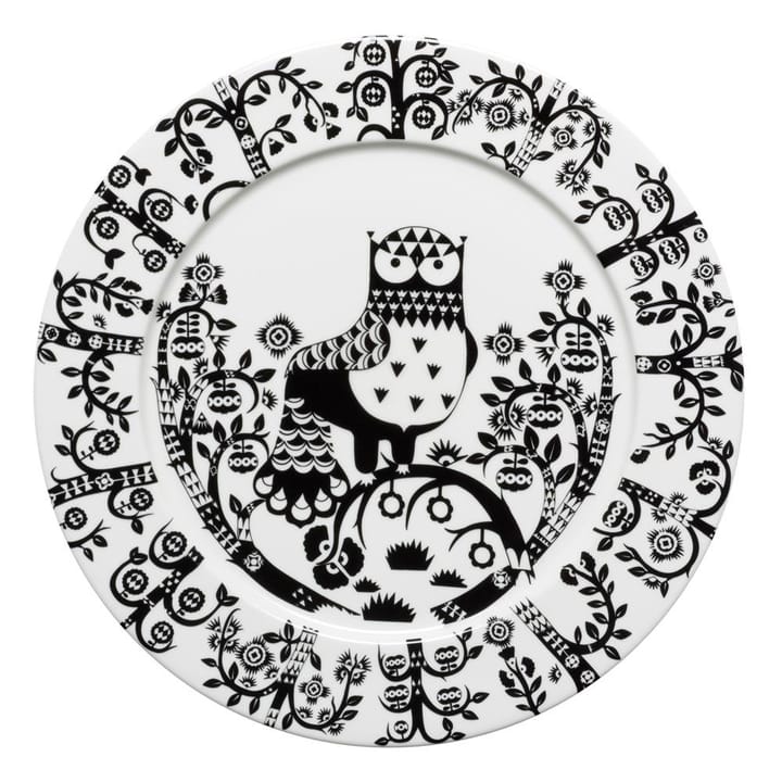 Taika plate 30 cm - black - Iittala