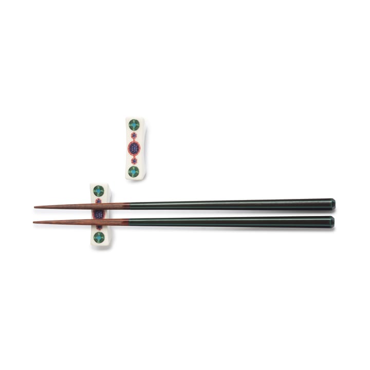 Taika Sato chopstick holder 2-pack - White-multi coloured - Iittala