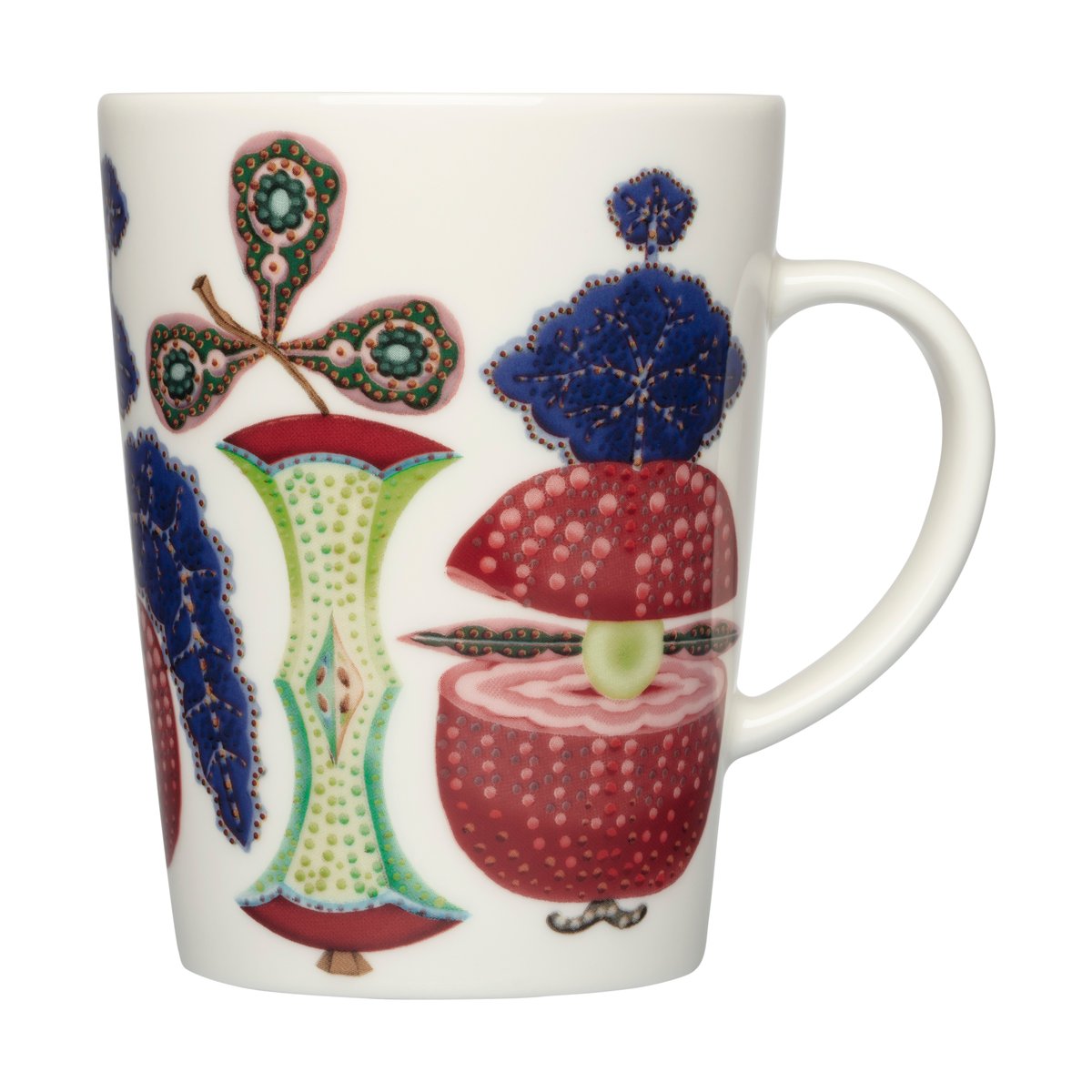 Iittala Taika Sato mug 40 cl White-multi coloured | Scandinavian Design | Coffee cups | Multi