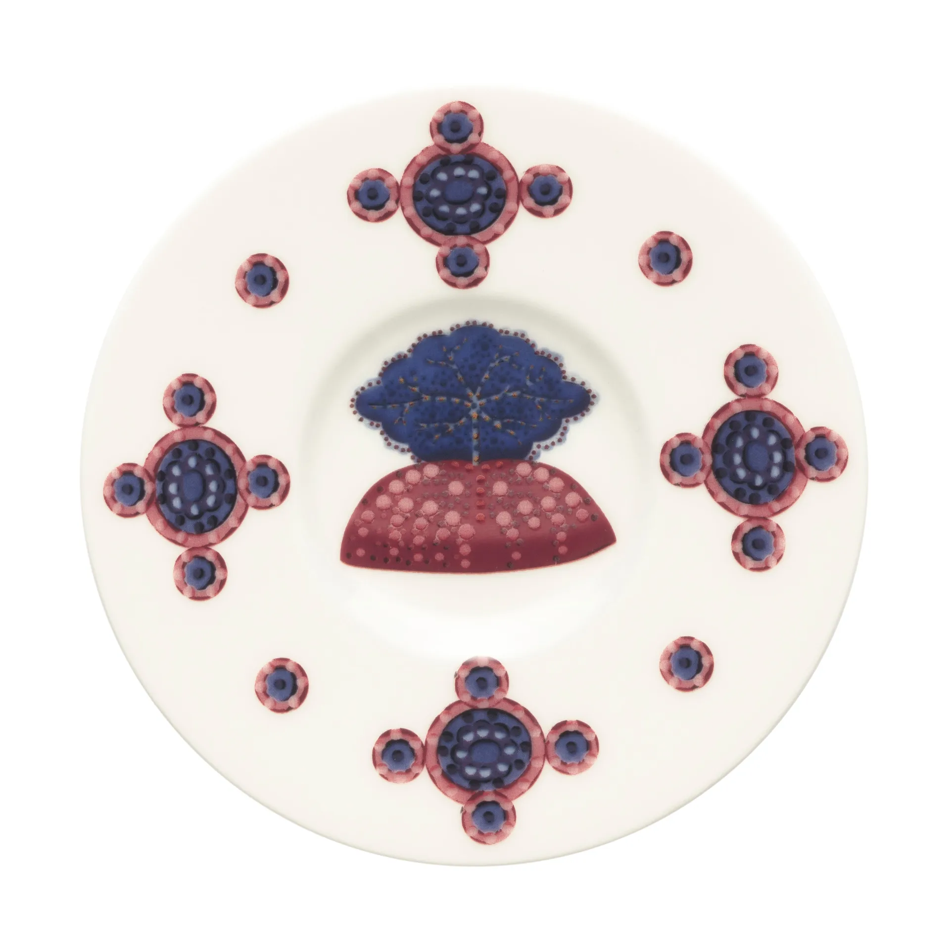 Taika Sato plate Ø11 cm, White-multi coloured Iittala