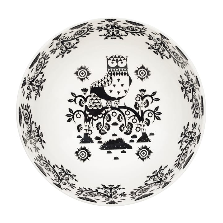 Taika serving bowl - black pattern - Iittala