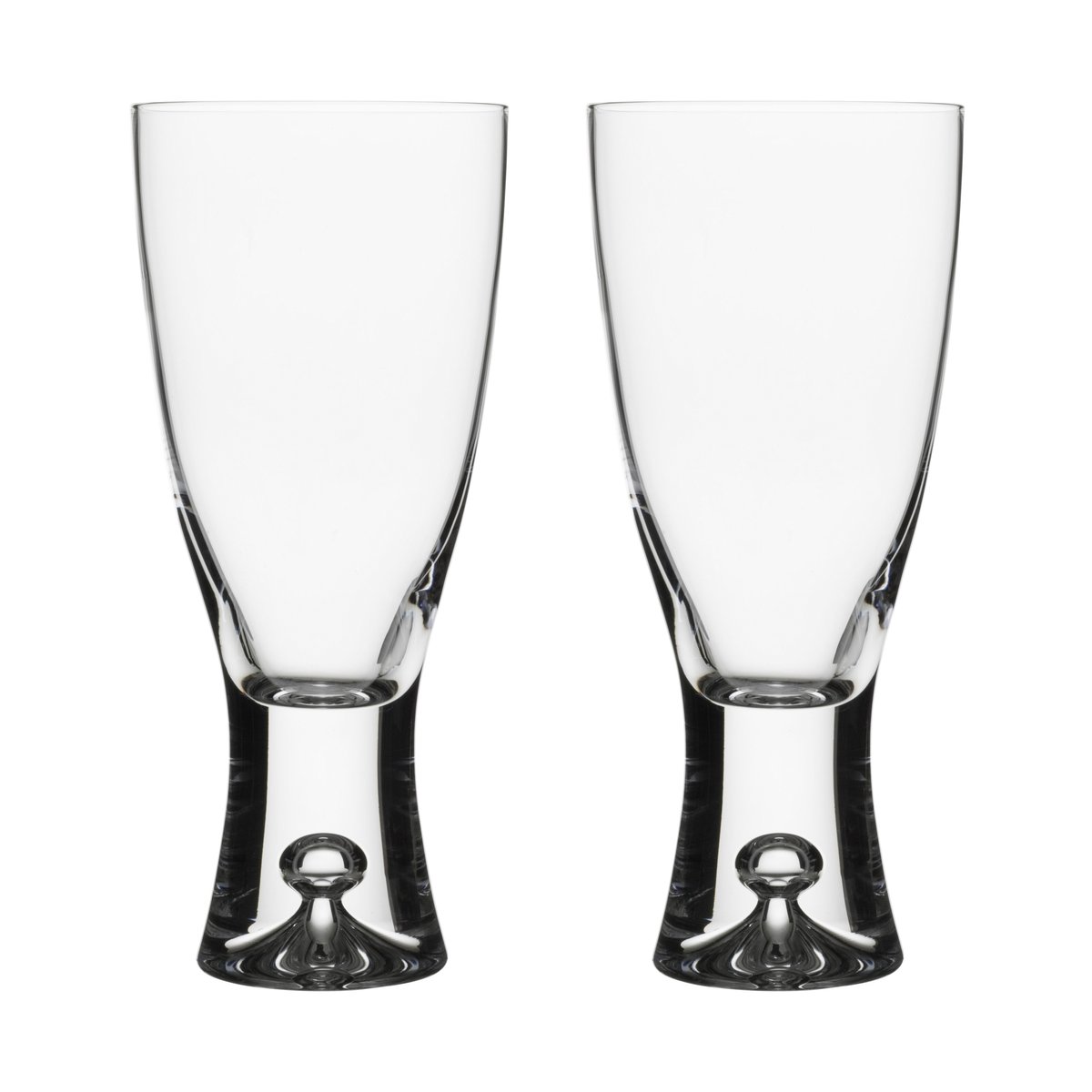 Iittala Tapio beer glass 30 cl 2-pack clear | Scandinavian Design | Beer glasses | Transparent