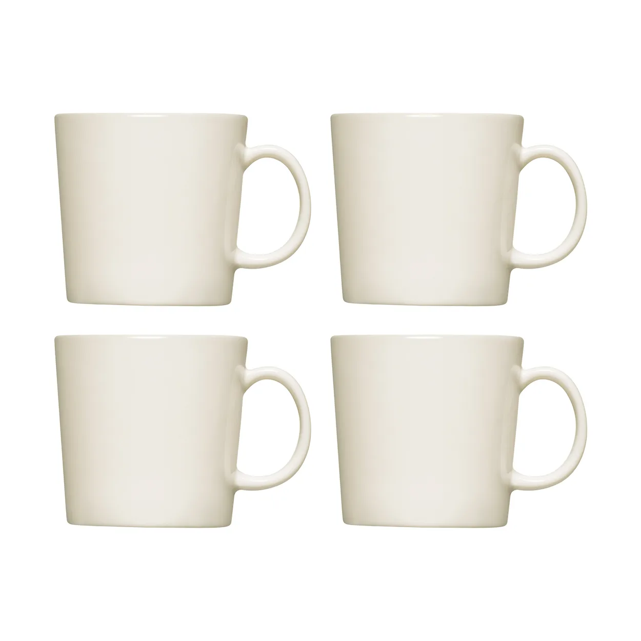 Iittala Teema mug 30 cl 4-pack White | Scandinavian Design | Coffee cups | White
