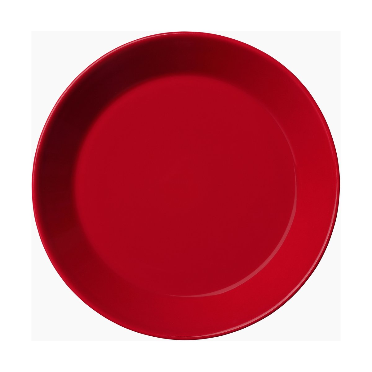 Iittala Teema plate o17 cm Red | Scandinavian Design | Dinner plates | Red