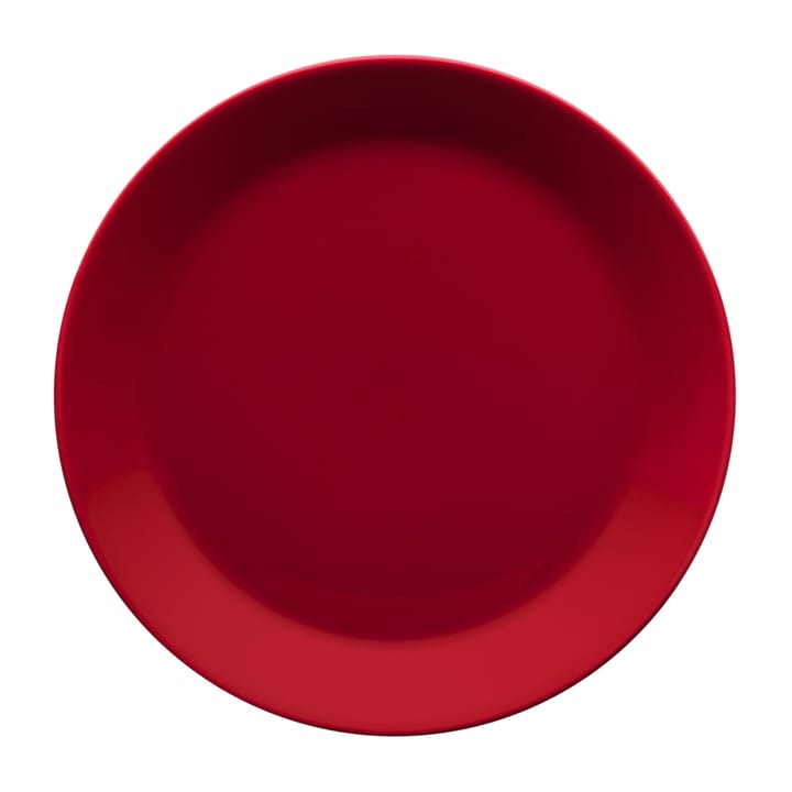 Teema plate red - Ø21 cm - Iittala