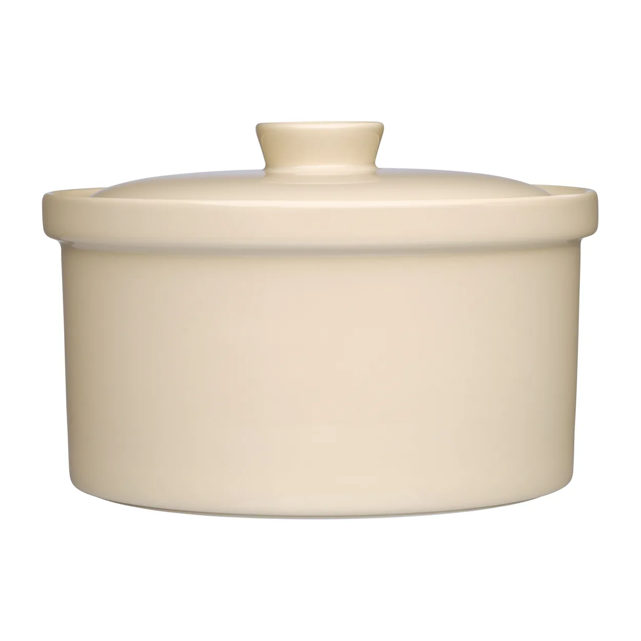 Iittala Teema pot with lid 2.3 l Linen | Scandinavian Design | Cooking pots & Casserole dishes | Beige