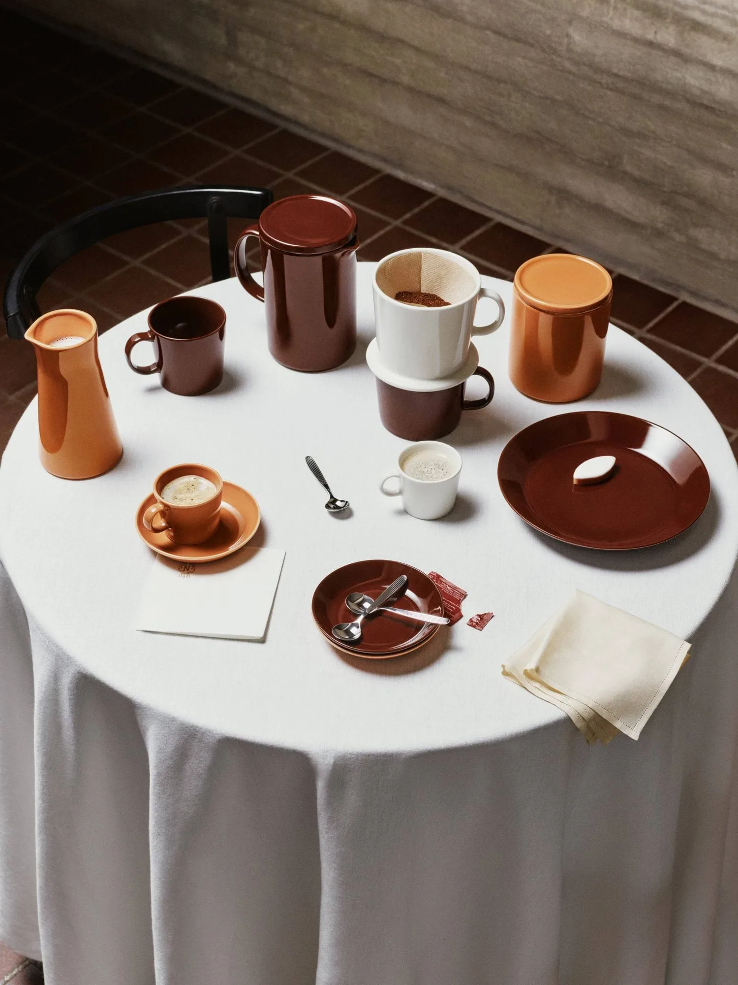 Teema side plate, Amber, 12 cm Iittala