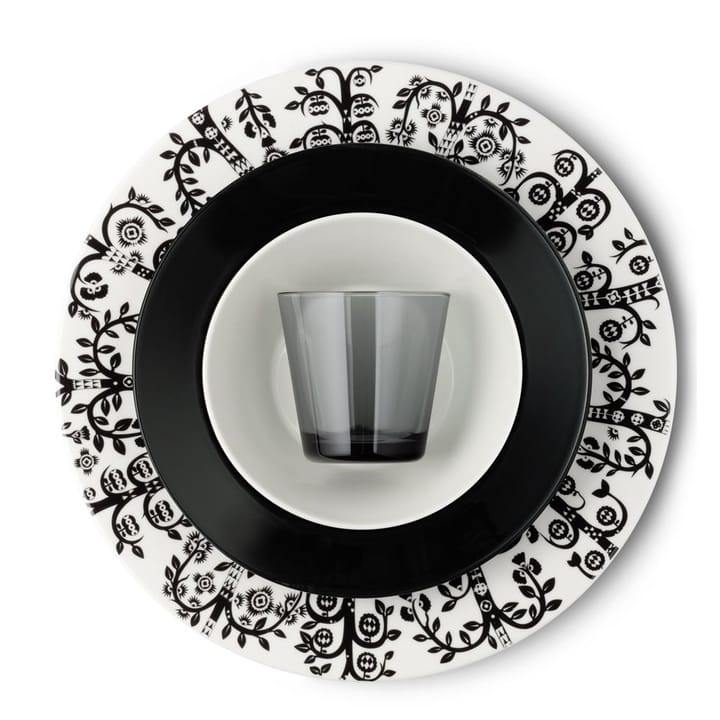 Teema small plate Ø17 cm, Black Iittala