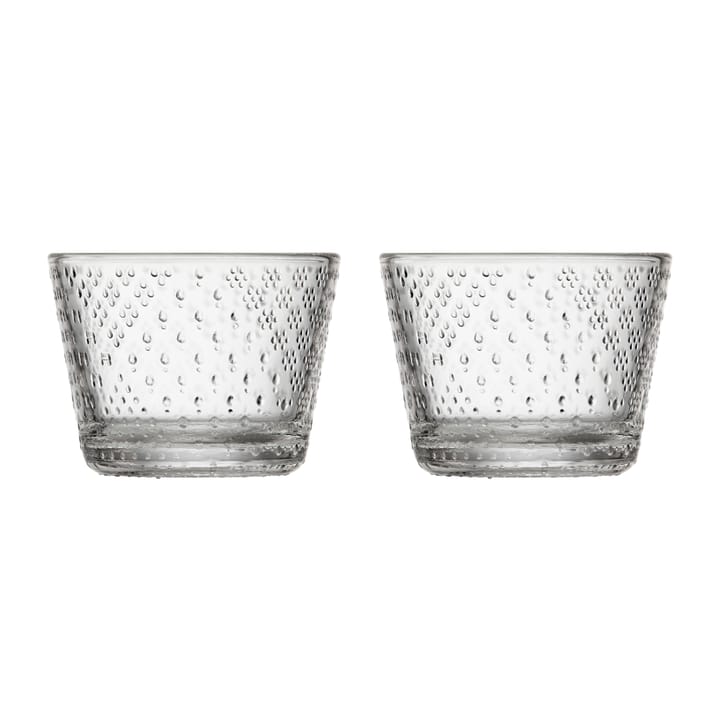 Tundra drinking glass 16 cl 2-pack - Clear - Iittala