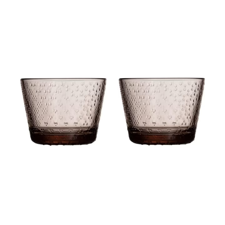 Tundra drinking glass 16 cl 2-pack - Linen - Iittala