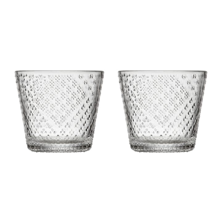 Tundra drinking glass 29 cl 2-pack - Clear - Iittala