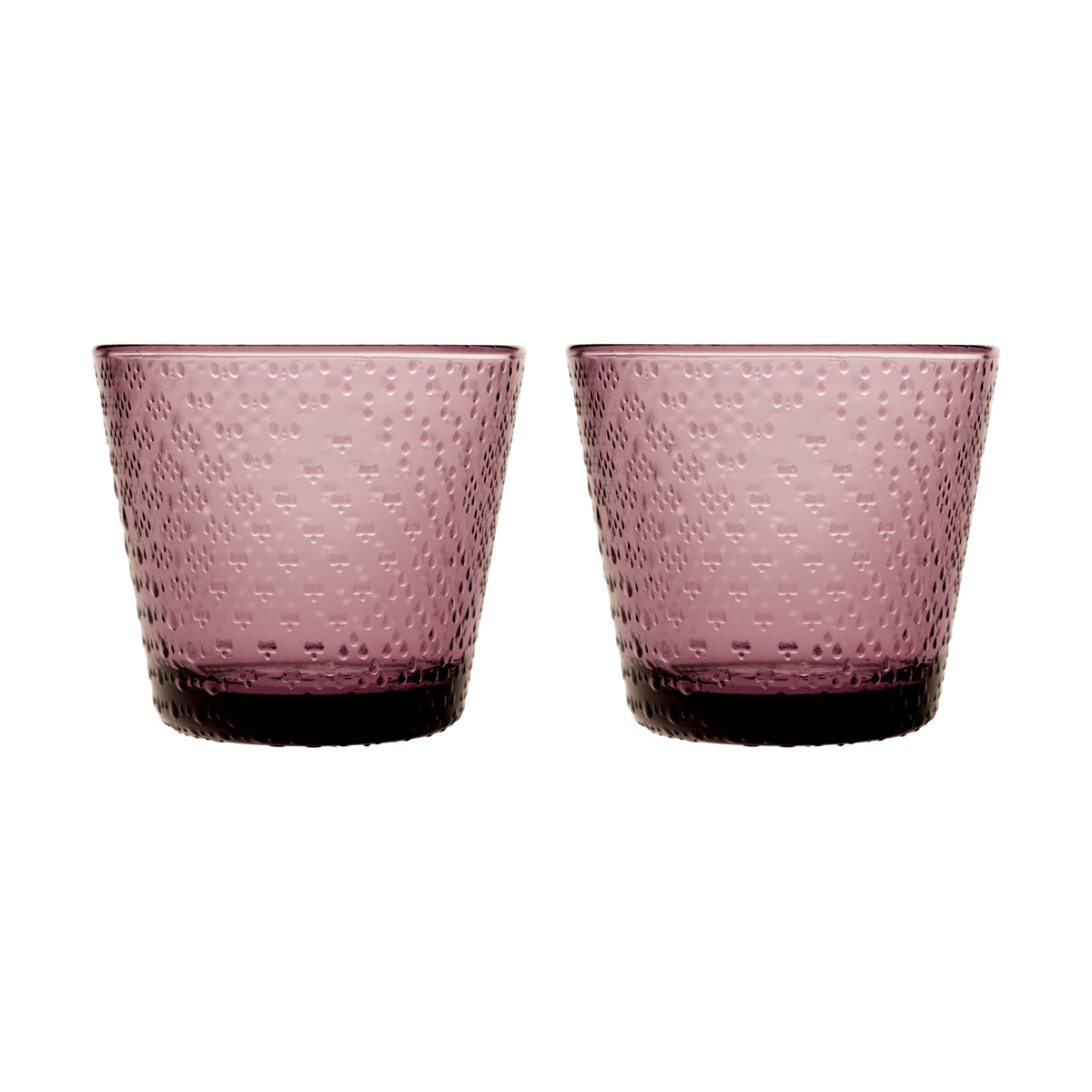 Iittala Tundra drinking glass 29 cl 2-pack Heather | Scandinavian Design | Drinking glasses & tumblers | Purple