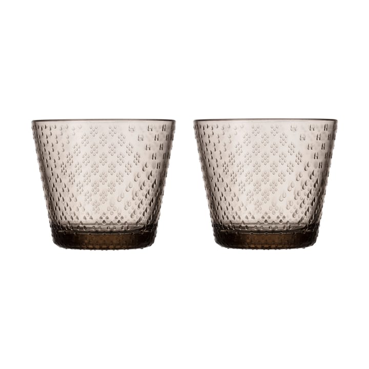 Tundra drinking glass 29 cl 2-pack - Linen - Iittala