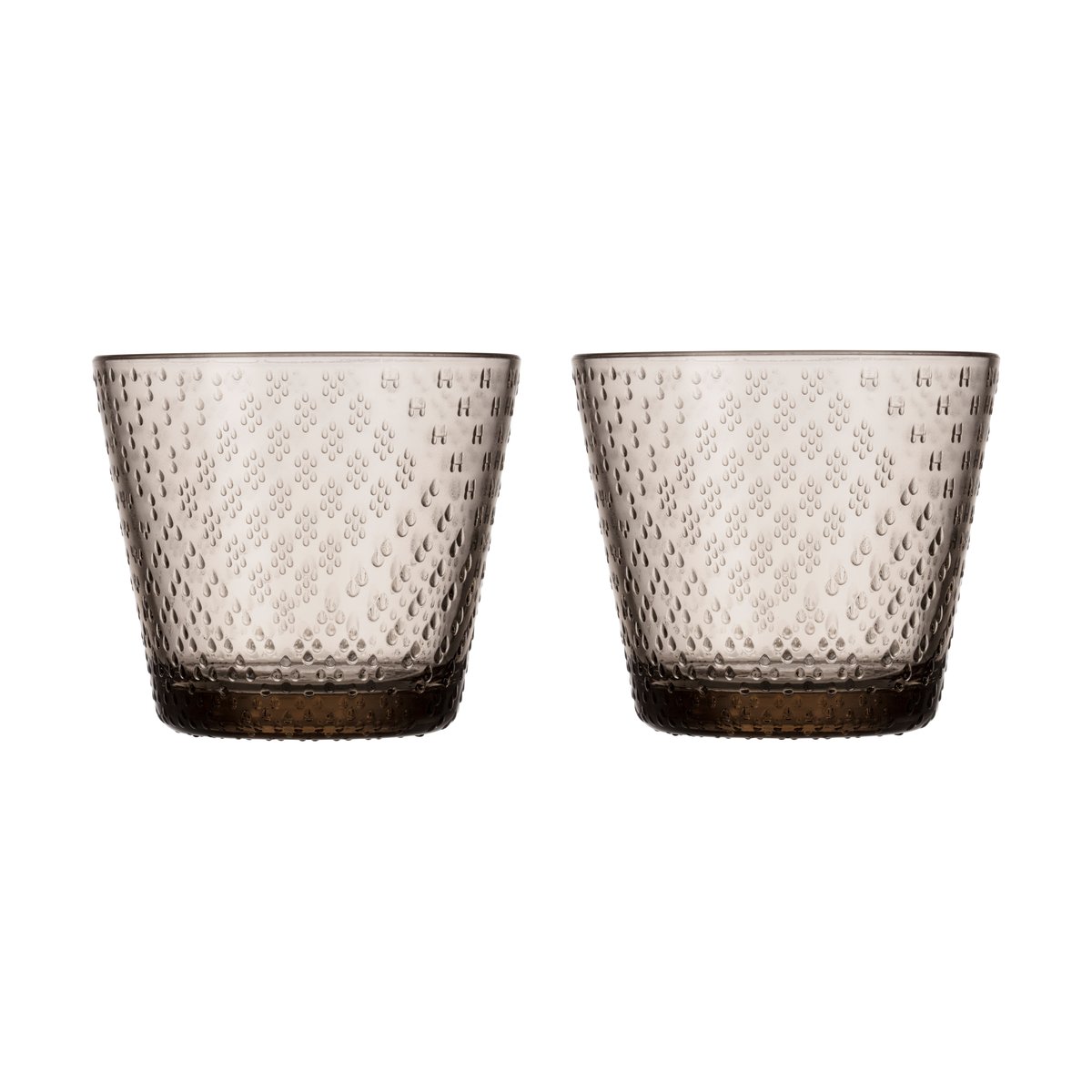 Iittala Tundra drinking glass 29 cl 2-pack Linen | Scandinavian Design | Drinking glasses & tumblers | Beige