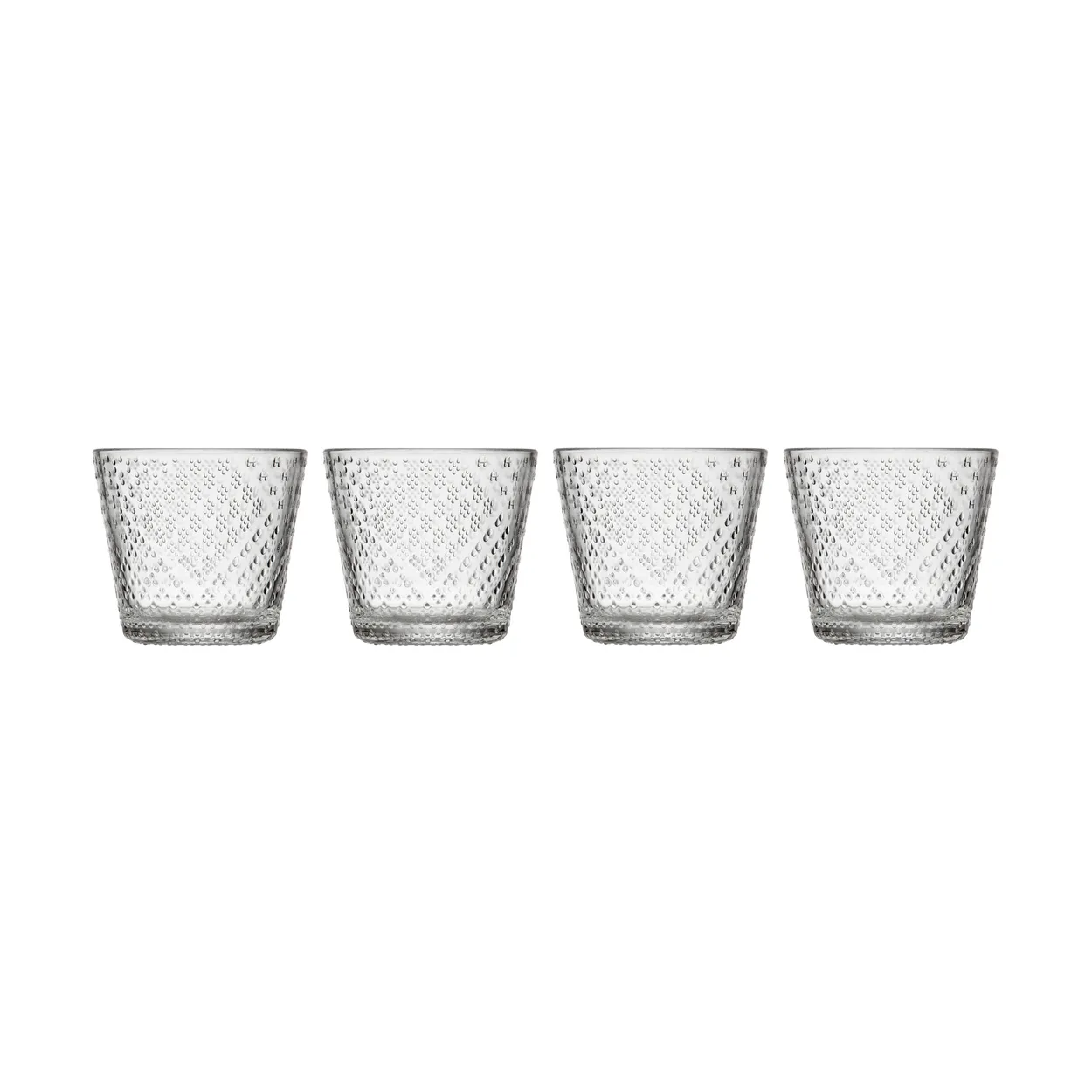 Iittala Tundra drinking glass 29 cl 4-pack Clear | Scandinavian Design | Drinking glasses & tumblers | Transparent