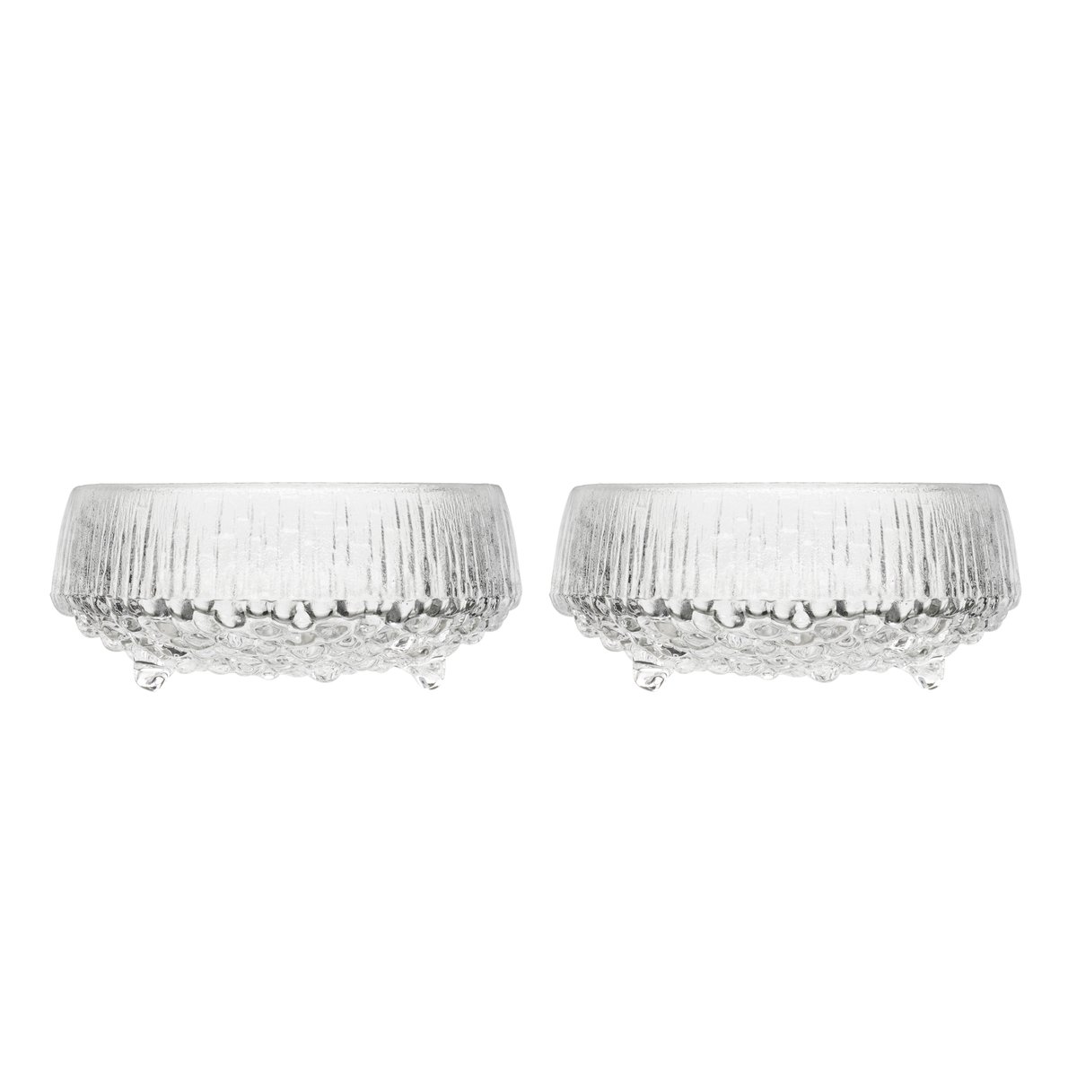 Iittala Ultima Thule bowl small 2-pack clear | Scandinavian Design | Breakfast bowls | Transparent